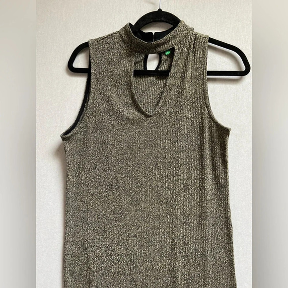 United Color’s of Benetton choker holiday maxi slit dress Sz M - Picture 4 of 12